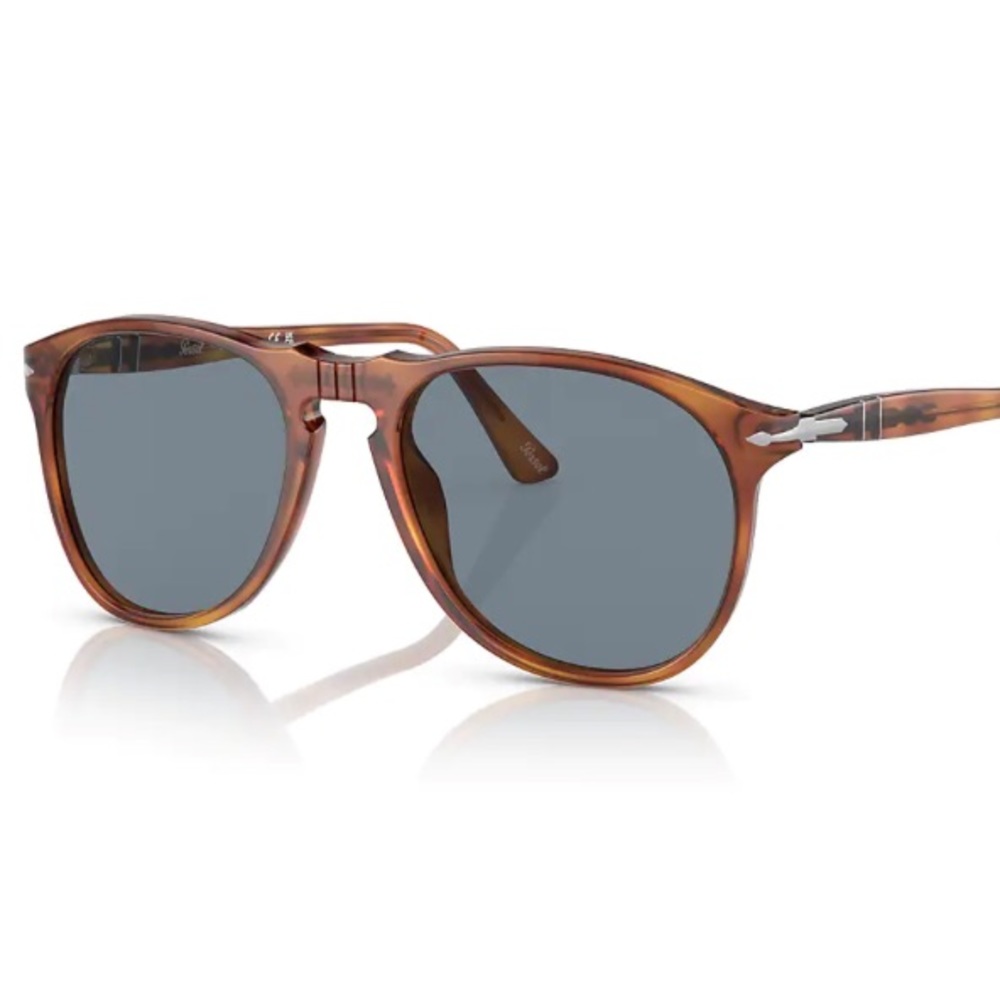 PERSOL 9649-S FUOCO E ARDESIA AVIATOR Pilot POLARIZED Sunglasses